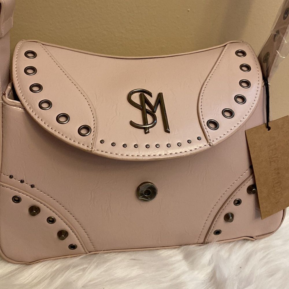 NWT Steve Madden (bmargy) Shoulder Bag - Pink - Picture 9 of 10